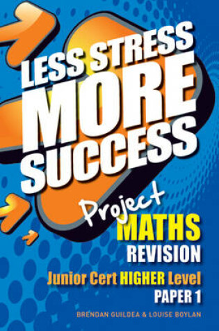 Cover of Project MATHS Revision Junior Cert Higher Level Paper 1