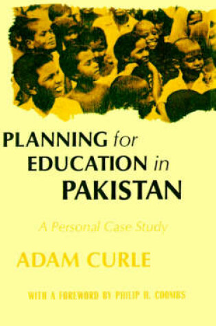 Cover of Planning for Education in Pakistan