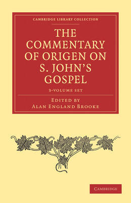 Book cover for The Commentary of Origen on S. John's Gospel 2 Volume Set