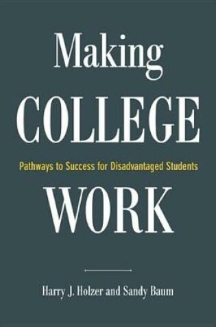 Cover of Making College Work