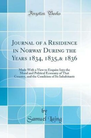 Cover of Journal of a Residence in Norway During the Years 1834, 1835,& 1836