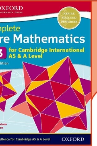 Cover of Pure Mathematics 2 & 3 for Cambridge International AS & A Level