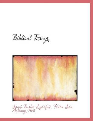 Book cover for Biblical Essays