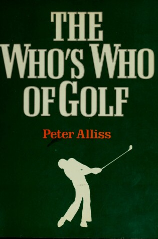 Cover of The Who's Who of Golf