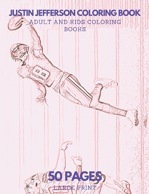 Book cover for Justin_Jefferson Coloring Book