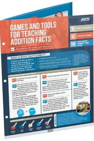 Cover of Games and Tools for Teaching Addition Facts (Quick Reference Guide 25-Pack)