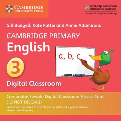 Cover of Cambridge Primary English Stage 3 Cambridge Elevate Digital Classroom Access Card (1 Year)