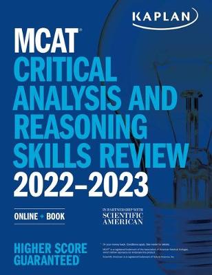 Cover of MCAT Critical Analysis and Reasoning Skills Review 2022-2023