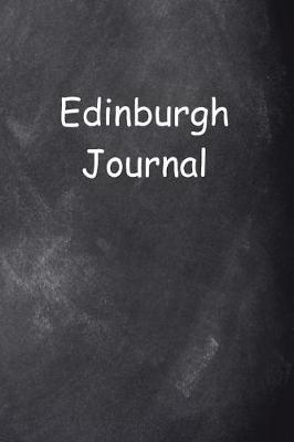 Cover of Edinburgh Journal Chalkboard Design
