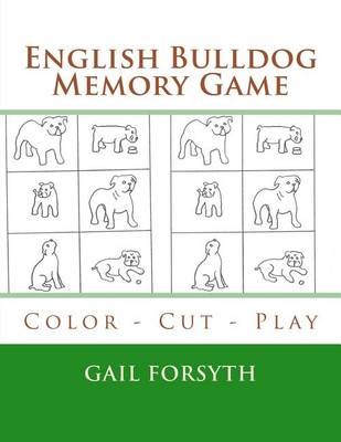 Book cover for English Bulldog Memory Game