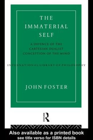 Cover of The Immaterial Self