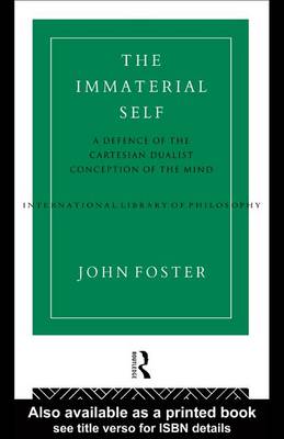 Book cover for The Immaterial Self