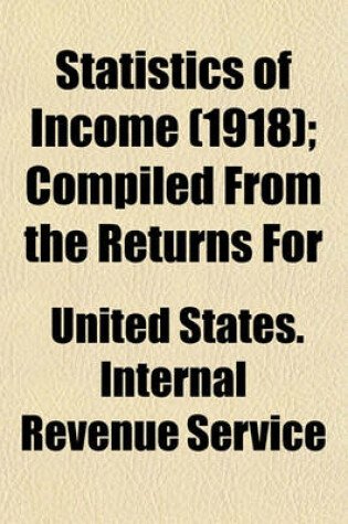 Cover of Statistics of Income (1918); Compiled from the Returns for