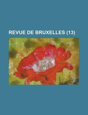 Book cover for Revue de Bruxelles (13)