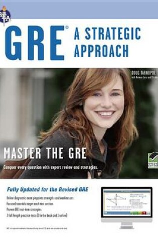 Cover of GRE: A Strategic Approach with Online Diagnostic Test