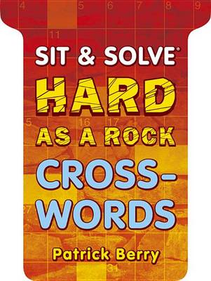 Book cover for Sit & Solve Hard as a Rock Crosswords