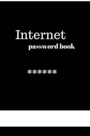Cover of Internet Password Book