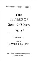 Book cover for The Letters of Sean O'Casey, Volume III: 1955-1958