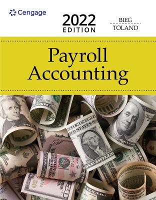 Book cover for Cnowv2 for Bieg/Toland's Payroll Accounting 2022, 1 Term Printed Access Card