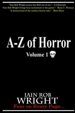 Cover of A-Z of Horror Volume 1