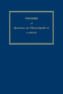 Book cover for Complete Works of Voltaire 38