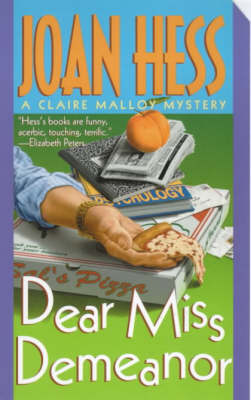 Book cover for Dear Miss Demeanour