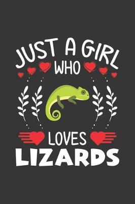 Book cover for Just A Girl Who Loves Lizards