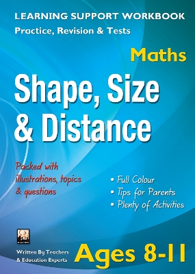 Book cover for Shape, Size & Distance, Ages 8–11 (Maths)