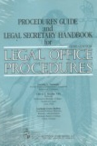 Cover of Legal Office Procedures