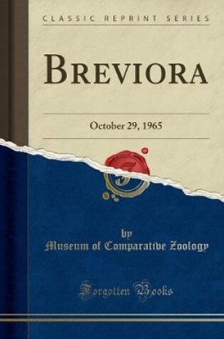 Cover of Breviora