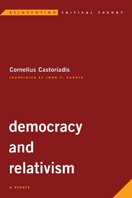 Cover of Democracy and Relativism