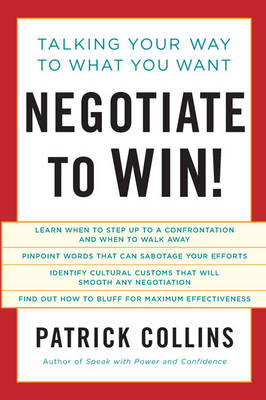 Book cover for Negotiate to Win!