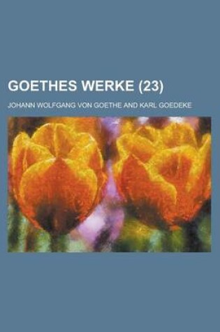 Cover of Goethes Werke (23)