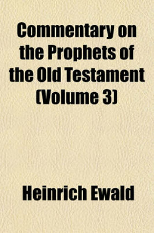 Cover of Commentary on the Prophets of the Old Testament (Volume 3)