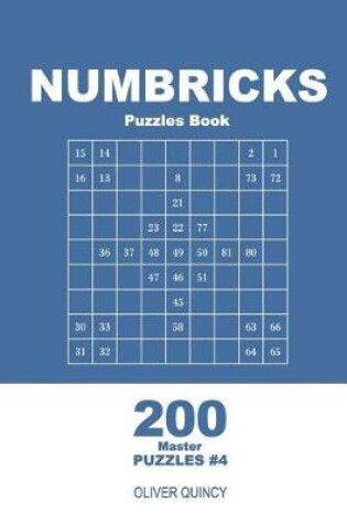 Cover of Numbricks Puzzles Book - 200 Master Puzzles 9x9 (Volume 4)