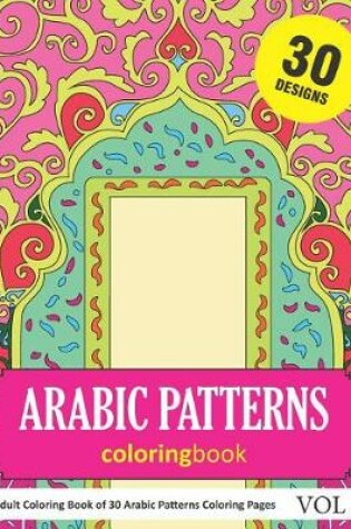 Cover of Arabic Patterns Coloring Book