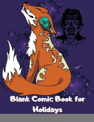 Book cover for Blank Comic Book for Holidays
