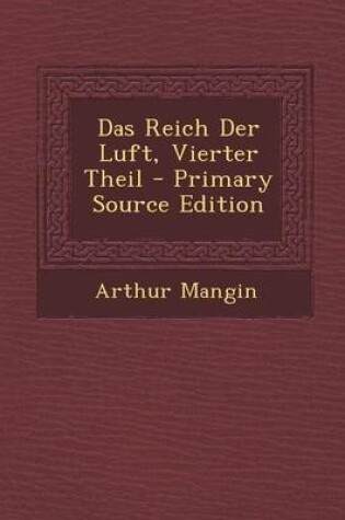 Cover of Das Reich Der Luft, Vierter Theil