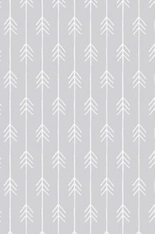 Cover of Pale Gray Chevron Arrows - Lined Notebook with Margins - 5x8