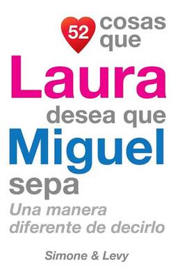 Book cover for 52 Cosas Que Laura Desea Que Miguel Sepa