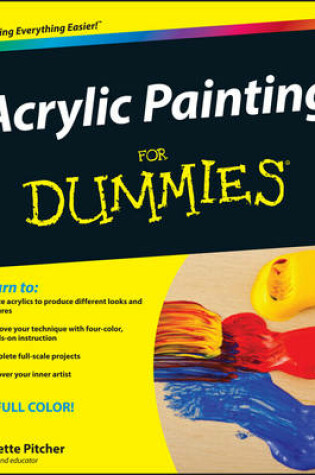 Cover of Acrylic Painting For Dummies