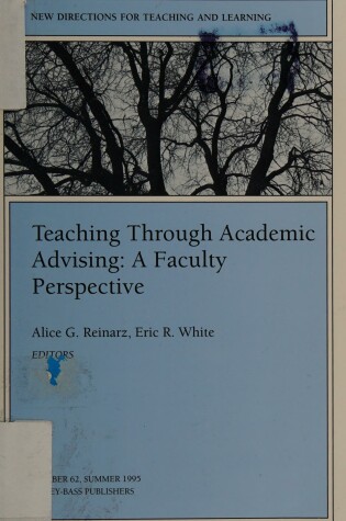 Cover of Teaching Academic Advising 62