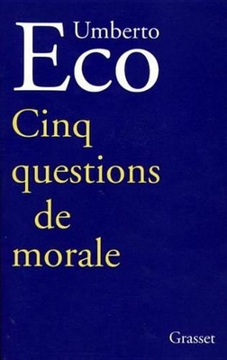 Book cover for Cinq Questions de Morale