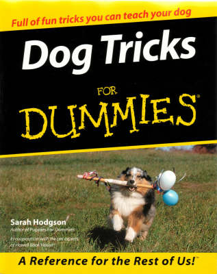 Book cover for Dog Tricks for Dummies