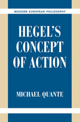 Cover of Hegel's Concept of Action