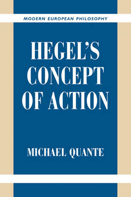 Cover of Hegel's Concept of Action