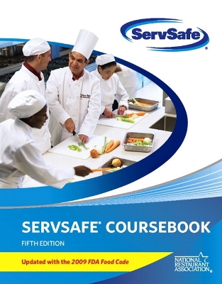 Book cover for ServSafe CourseBook with Online Exam Voucher 5th Edition, Updated with 2009 FDA Food Code