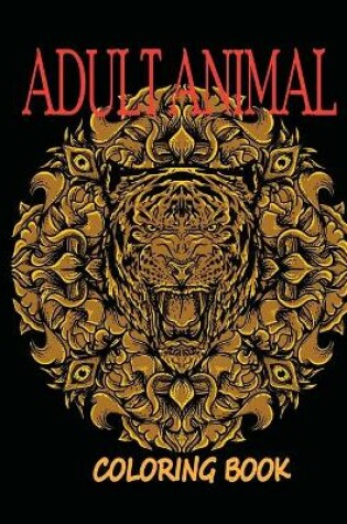 Cover of Adult Animal Coloring Book