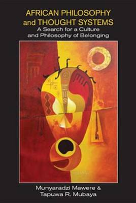 Book cover for African Philosophy and Thought Systems