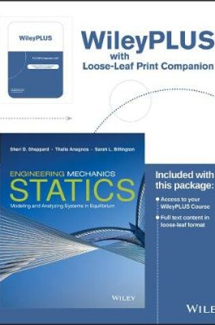 Cover of Engineering Mechanics: Statics Wileyplus Registration Card + Loose-Leaf Print Companion